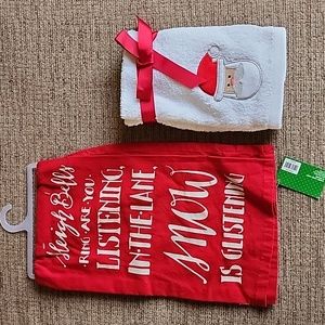 Christmas towels